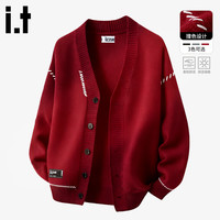 izzue 新年红毛衣 男士针织衫