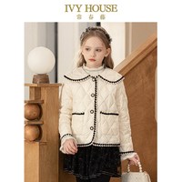 常春藤 儿童装女童冬季款 经典小香风轻薄利落羽绒服外套