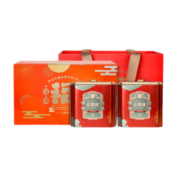 大益 茶叶普洱茶熟茶福满四季小青柑礼盒108g*2新会柑普 送长辈