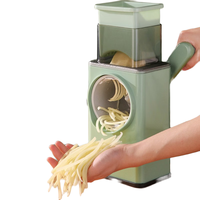 佰好佳 【德国品质】切菜手摇暴风滚筒切丝器家用土豆擦丝切片厨房萝卜刨丝器擦子护手防伤手果蔬碎菜机 升级款【三种刀片/切丝更长】不伤手