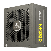 台达（Delta） 额定650W MK650金牌全模电脑电源(80PLUS金牌/全模组/单路12V输出）