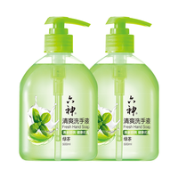 六神 清爽 洗手液 绿茶 500ml