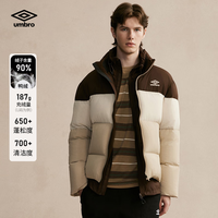 茵宝 官方运动羽绒服鸭绒加厚冬季外套短款 暮色咖 M 充绒量：177