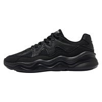 鸿星尔克休闲鞋男鞋夏季厚底舒适老爹鞋简约轻便软弹运动鞋子丨流云2 钢灰色/循环灰/正黑 41