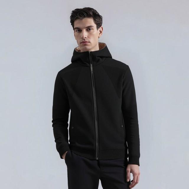 BMW Studio BMW宝马男装羽绒夹克男式正反双面穿连帽长袖羽绒服