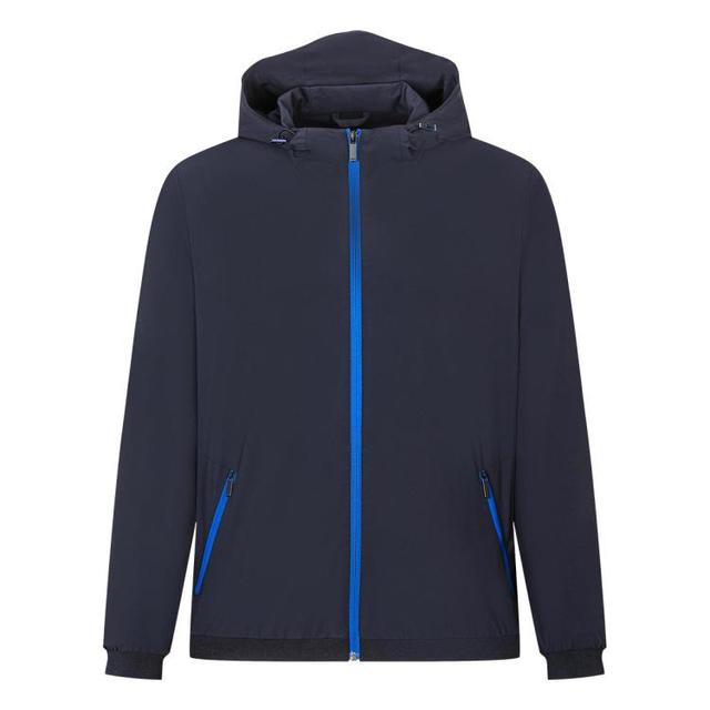 BMW Studio BMW宝马男装梭织夹克衫男式连帽logo印花长袖夹克