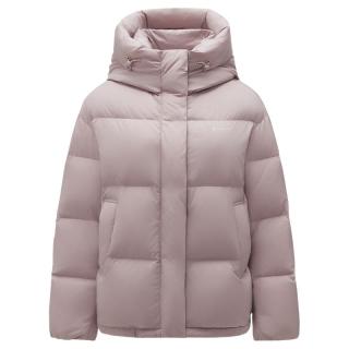 坦博尔 25冬季羽绒服女短款保暖连帽休闲加厚外套