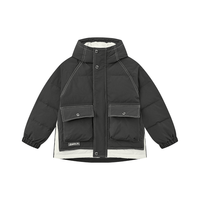 多多家 90白鸭绒 男童工装羽绒服