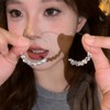 简约闪钻圆圈耳环女2025小众设计感圈圈耳圈耳饰气质耳钉