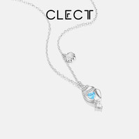 Clect珂里小海螺项链女925银锁骨链小众吊坠优雅首饰品