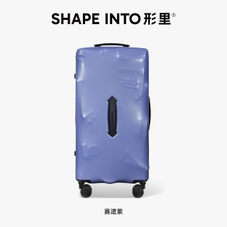 【明星同款】形里20寸大容量行李箱登机箱拉杆箱旅行箱密码箱 【亮面】赛道紫 20寸-登机箱（3-7天内短途旅行）