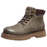 【王俊凯同款】骆驼 CAMEL马丁靴男鞋冬2025男生增高加绒户外大黄靴