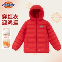 Dickies 童装男童排骨棉服冬季儿童棉袄红色本命年女孩新年厚上衣A