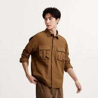 森马 山系工装 休闲长袖衬衫