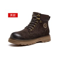 【王俊凯同款】骆驼 CAMEL马丁靴男鞋冬2025男生增高加绒户外大黄靴 G15WXE2083 咖啡 39