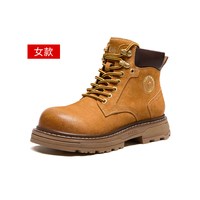 【王俊凯同款】骆驼 CAMEL马丁靴男鞋冬2025男生增高加绒户外大黄靴 G25W076038 沙漠黄 40