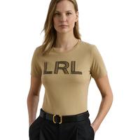 Beaded-logo Cotton Jersey Tee