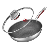 康巴赫甄享有钛蜂窝不锈钢锅具两件套