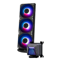 微星 MAG  CORELIQUID A13 A15 P13 360一体式CPU水冷散热器 多平台扣具 支持ARGB 高性能水泵 冰刃A1