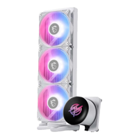 微星 MAG CORELIQUID A13 A15 P13 360一体式CPU水冷散热器 多平台扣具 支持ARGB 高性能水泵 冰曜P13 360 白