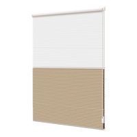 美尔耐窗帘日夜帘防晒隔热遮光卷拉蜂巢帘光线可调书房卧室客厅阳台 5002全遮光奶杏色