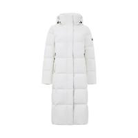 雪中飞 2025冬男女同款连帽长款鹅绒服