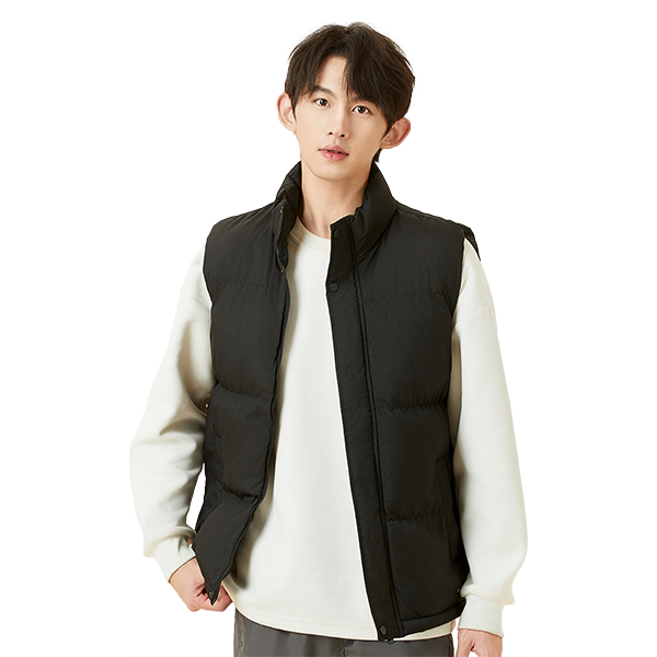 361° 秋冬加厚保暖棉马甲无袖外套百搭棉服男式开衫马夹