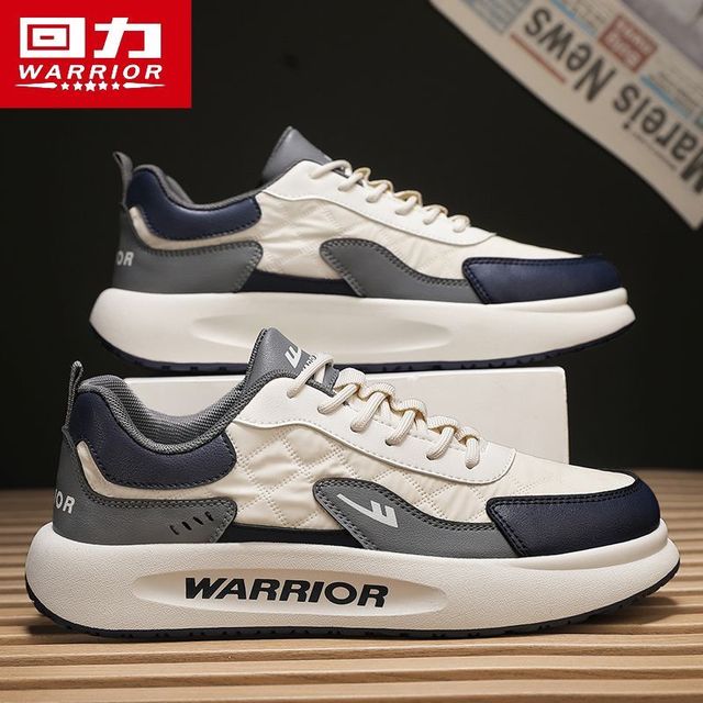 回力 男鞋冬季2025新款男士休闲运动阿甘防滑皮面国潮百搭跑步老爹