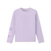 斯凯奇 【纯棉印花t】25秋冬长袖t恤女落肩宽松上衣卫衣女士t恤