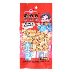 老奶奶 脱油花生麻辣味102g坚果炒货花生零食休闲小吃下酒菜