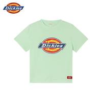 Dickies 童装男童清仓T恤24新基本款彩标logo印花圆领短袖儿童T恤