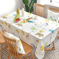 钟爱一生 桌布防水tpu免洗餐桌布 137*180cm 卡通动物