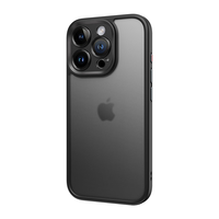 ROCK/洛克 防摔 iPhone16ProMax手机壳 PC+TPU 黑色