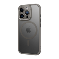 ROCK/洛克 防摔 iPhone16Pro手机壳 磁吸Magsafe 防摔镜头全包 PC+TPU 黑色