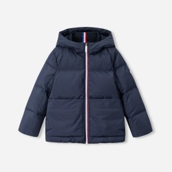 亚卡迪 男童中长款加厚羽绒服冬款连帽保暖2040587