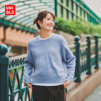 移动专享：优衣库 女装 舒芙蕾圆领针织衫 479157
