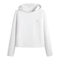 Navigare意大利小帆船休闲连帽卫衣女士2025秋季白色宽松上衣