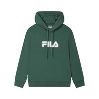 FILA 斐乐款男女连帽卫衣2025秋季休闲宽松针织长袖上衣 旷野绿-GN S 165/88A/S