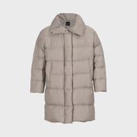 保暖服饰：Massimo Dutti 女式立领中长款羽绒服