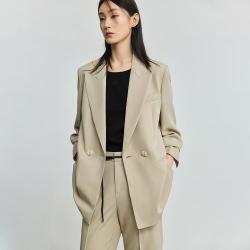 LILY 时尚职业通勤设计感宽松静奢西装