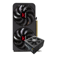 撼讯RX 9060XT暗黑犬 16G/8G游荡者电竞游戏独立显卡OC超频AI设计绘图视频渲染直播独显 9060XT 8G游荡者黑色+长城X6 650W