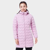 限尺码：Columbia 户外女式650蓬无缝热压热能中长款羽绒服