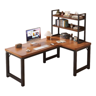 PLUS会员：修乐 碳纤维色 电脑桌 120*80CM