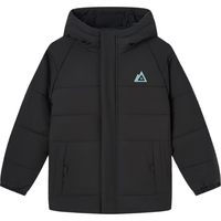 匹克(PEAK)儿童棉服2025新款冬季厚棉服时尚男女童大童衣服纯色百搭保暖