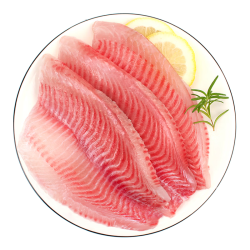UNIVERSAL 鲷鱼片1kg 5-7片 冷冻罗非鱼片 去刺鱼排鱼柳 生鲜鱼类 海鲜