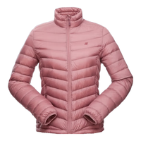 君羽户外800蓬羽绒服男女短款95白鹅绒秋冬时尚轻薄鹅绒服52021 女款-豆沙粉 XL 男150-170斤/女115-125斤