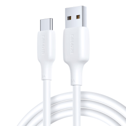 山泽 3A快充 Type-C数据线  Type-C USB-A PVC 3A