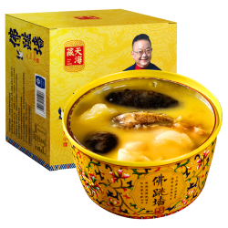 天海藏 佛跳墙加热即食鲍鱼捞饭海鲜冷冻原材料240g炖盅罐金汤