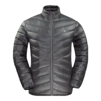 君羽户外800蓬羽绒服男女短款95白鹅绒秋冬时尚轻薄鹅绒服52021 男款—雾灰 XL 男150-170斤/女115-125斤