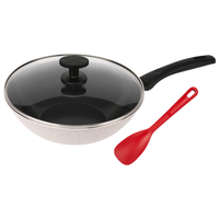 巴拉利尼（BALLARINI）不粘锅有钛陶瓷覆面炒锅0氟涂层电磁炉通用炒菜锅28CM莱德罗系列 【0氟】升级含钛炒锅 28cm